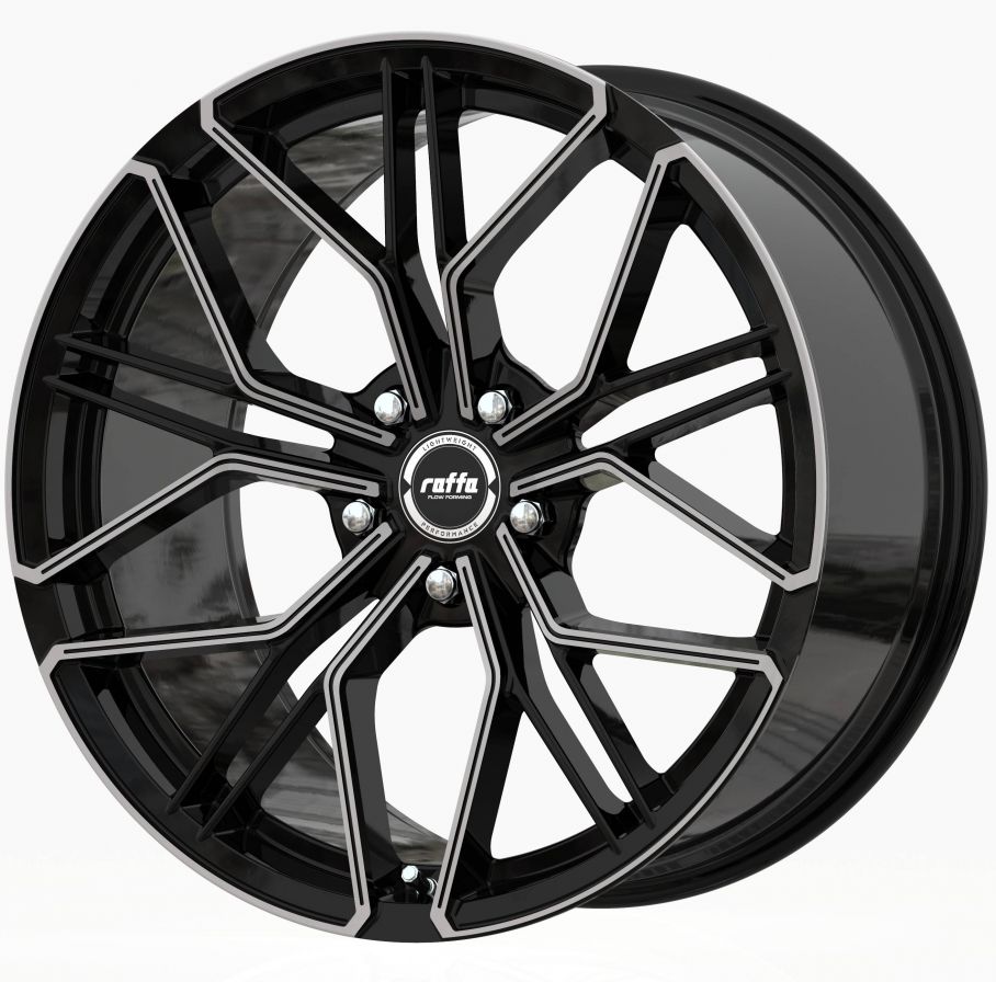 Raffa Wheels<br>RF-02 Dark Mist Black (19x8.5)